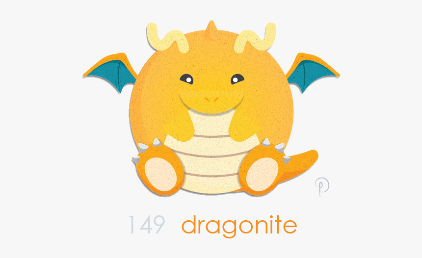 Dragonite 
i Want To Hug This Dragon So Badly - Cartoon, HD Png Download, Free Download