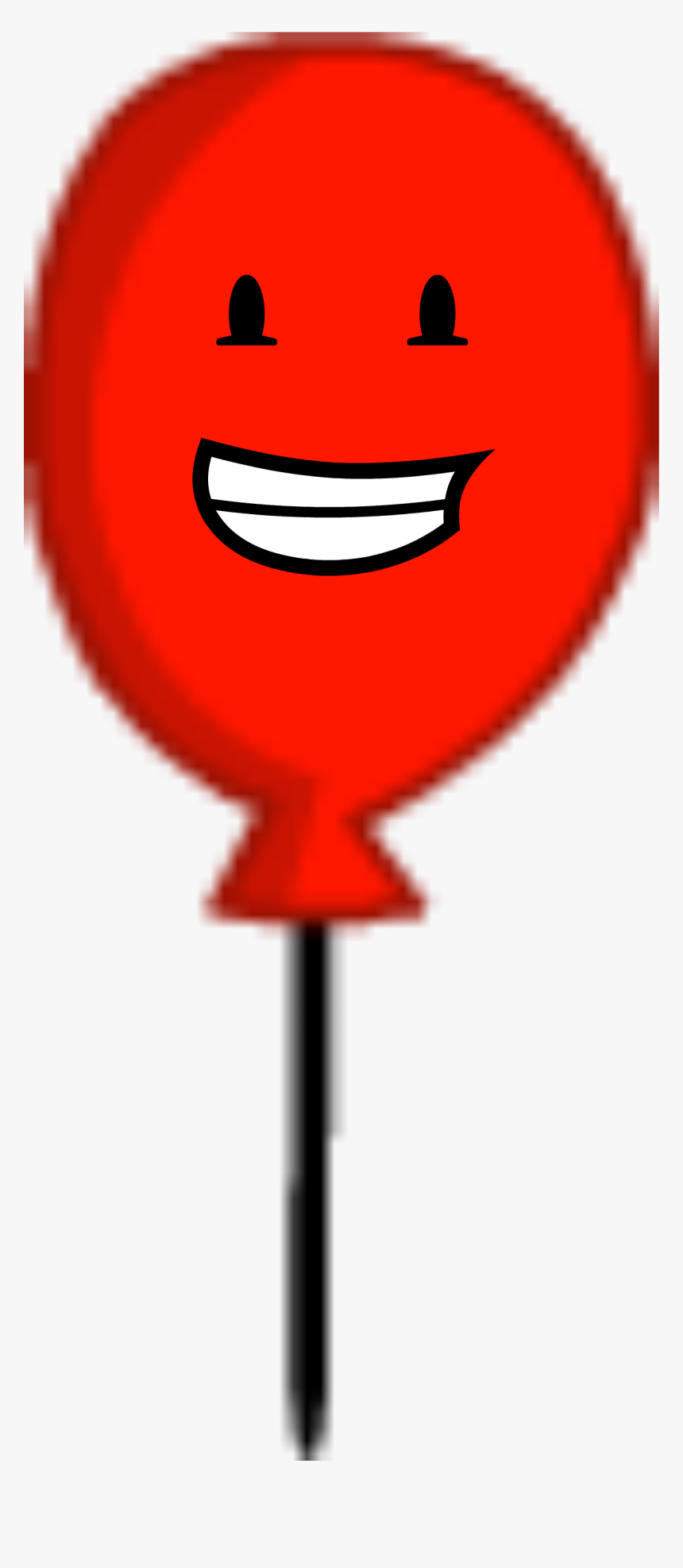 Transparent Red Balloons Png - Bfdi Object Red Balloon, Png Download, Free Download