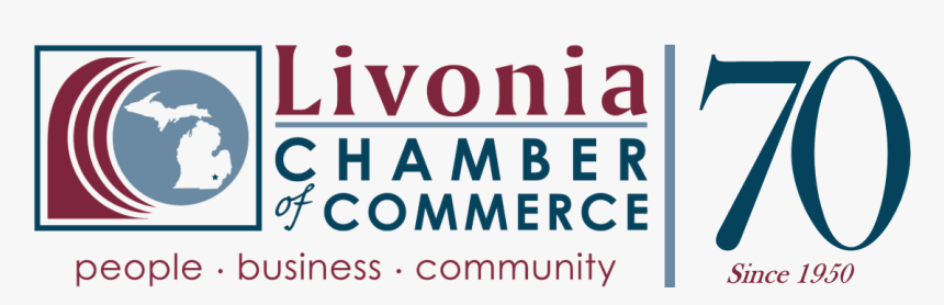 Logo Livonia Chamber 70 - Graphic Design, HD Png Download, Free Download