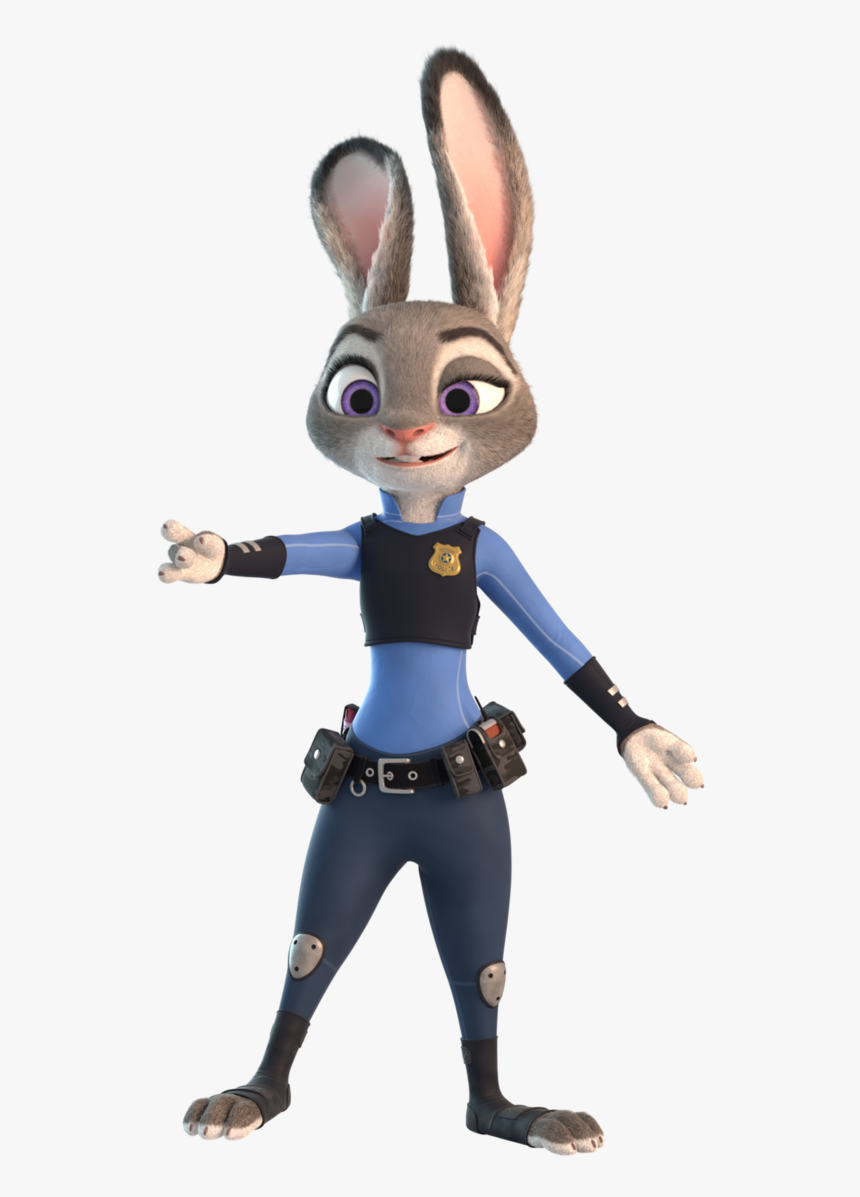 Zootopia Characters Png - Judy Hopps, Transparent Png, Free Download