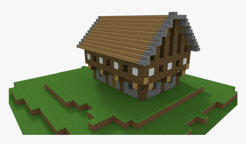 Minecraft Mansion Png - Minecraft House Png, Transparent Png, Free Download