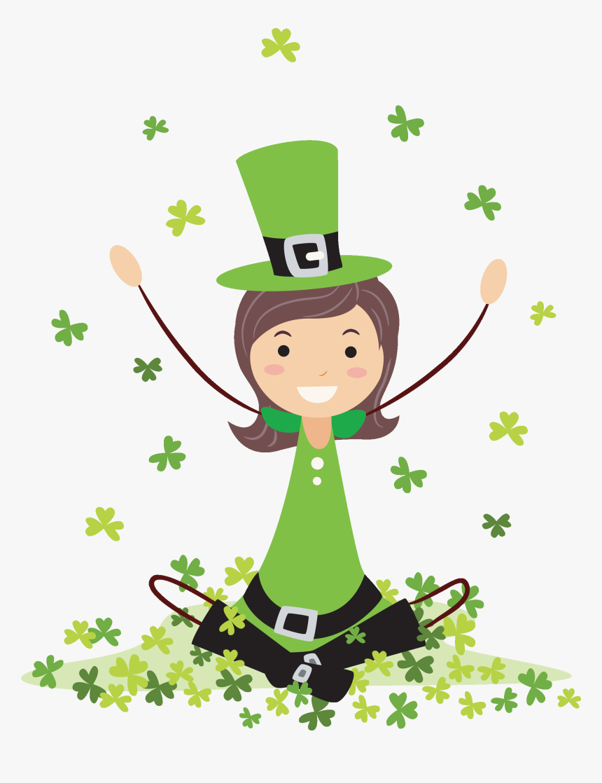 Clip Royalty Free Stock Looking For Leprechauns Town - Saint Patrick's Day, HD Png Download, Free Download