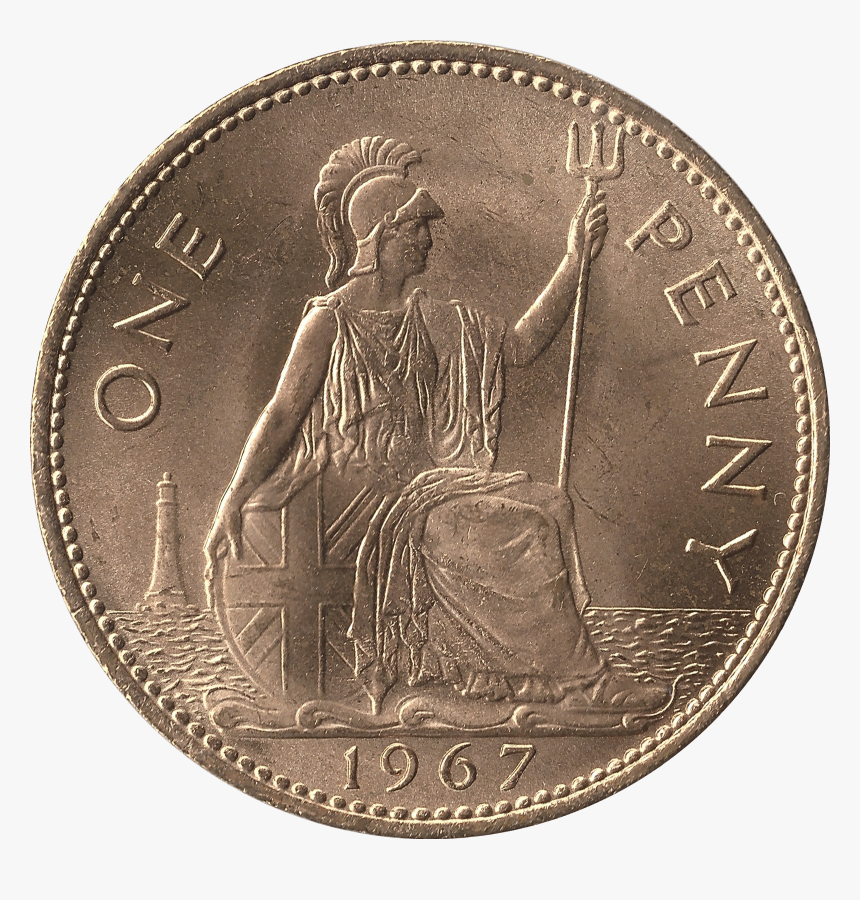 British Pre-decimal Penny 1967 Reverse, HD Png Download, Free Download