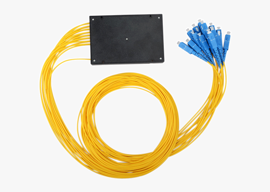 Fiber Optic Splitter Single Mode Plc Fiber Optic Splitter - Fiber Splitter 1x16 Plc, HD Png Download, Free Download