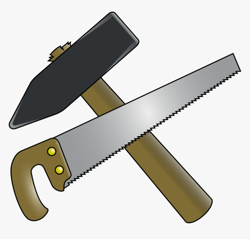 Thumb Image - Saw & Hammer Clipart, HD Png Download, Free Download