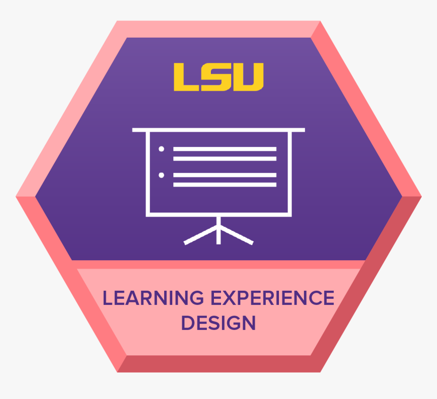 Learning Experience Design Certificate - Lsu Digital Badge For Microcred, HD Png Download, Free Download