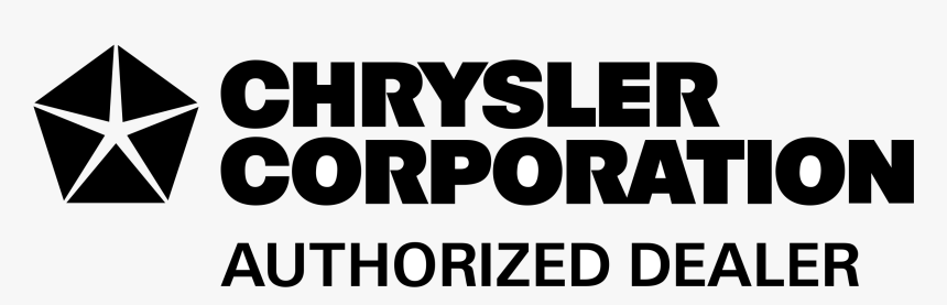 Chrysler Corporation Logo Png Transparent - Black-and-white, Png Download, Free Download