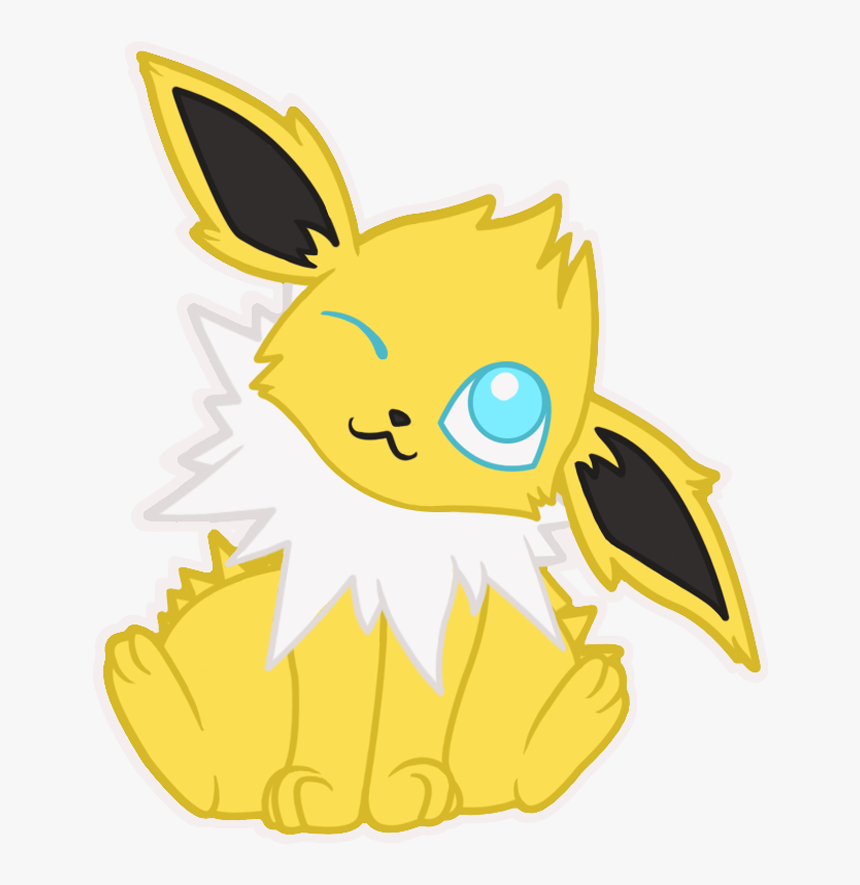 Chibi Jolteon Pokemon Sticker - Cartoon, HD Png Download, Free Download