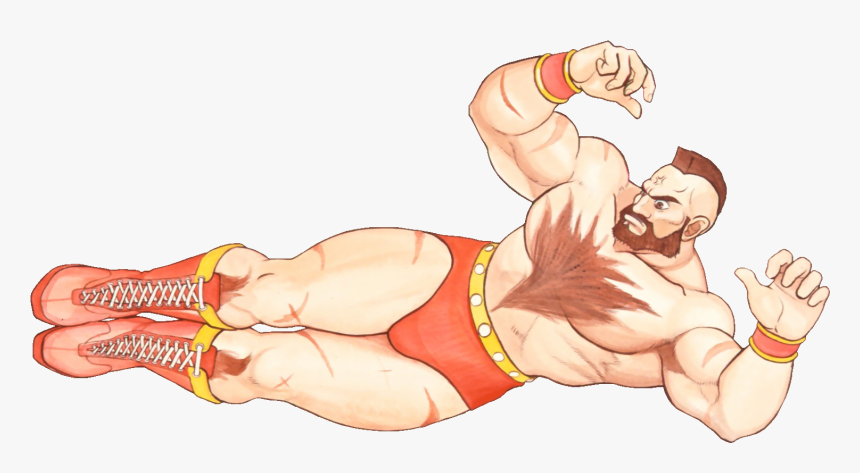 Zangief Street Fighter Drop Kick, HD Png Download, Free Download