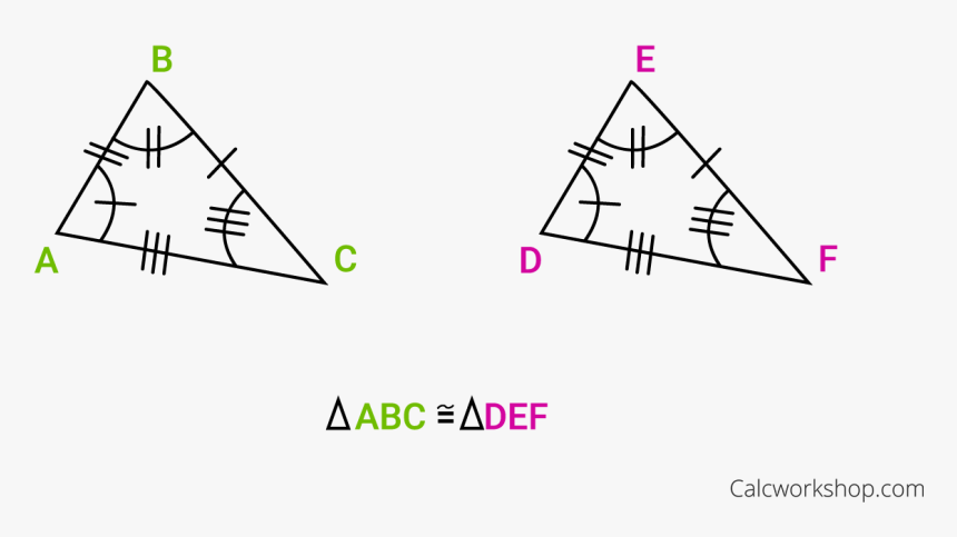 Image Of Congruent Triangles - Triangle, HD Png Download, Free Download