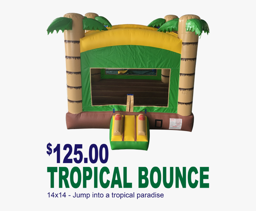 Rhino Tropical Bounce House , Png Download - Sign, Transparent Png, Free Download