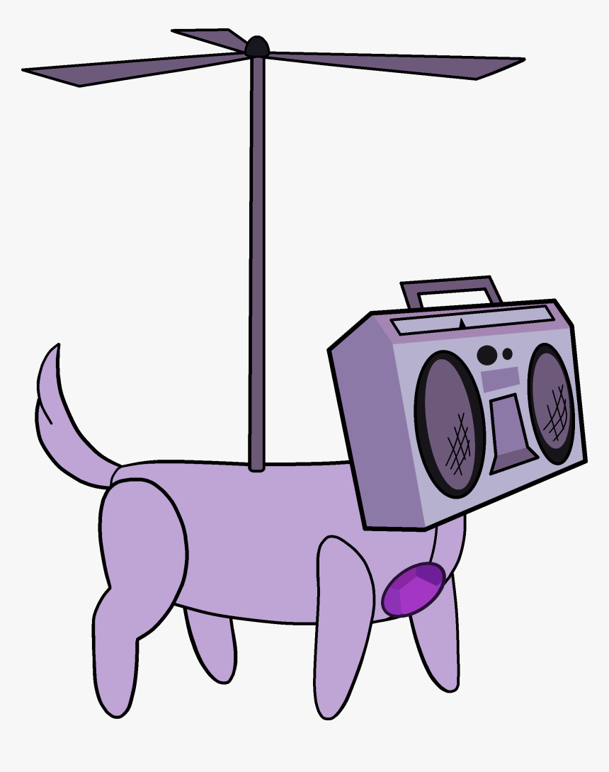 Amethyst As Dog Copter , Png Download - Cartoon, Transparent Png, Free Download