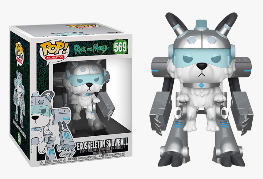 Rick And Morty - Exoskeleton Snowball Funko Pop, HD Png Download, Free Download