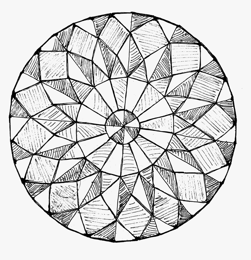 Diamond Drawing 1 - Circle, HD Png Download, Free Download