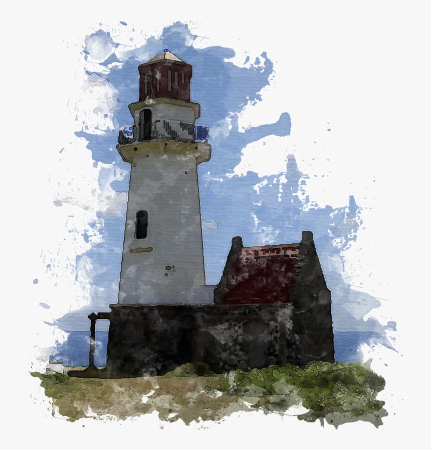 Lighthouse - Light House In Batanes Painting, HD Png Download, Free Download