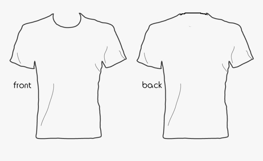 T-shirt Template Png Picture - Flashmob, Transparent Png - kindpng