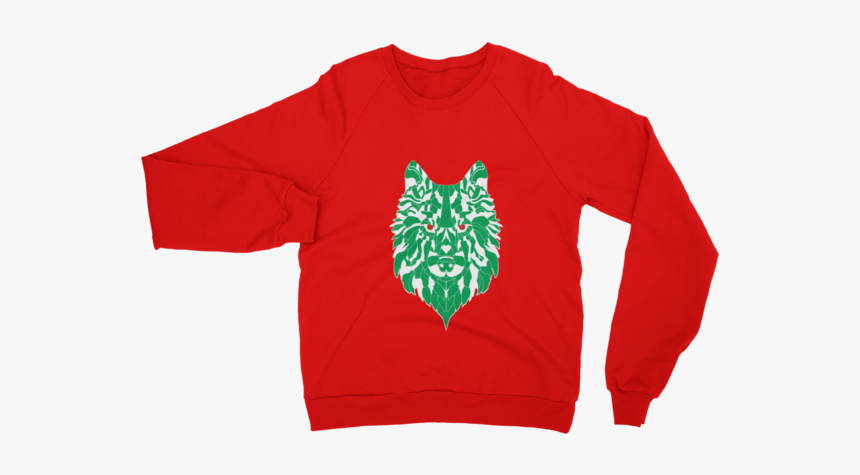 Peppermint Green Wolf On Red Sweater - Star Wars A New Hope Sweatshirt, HD Png Download, Free Download