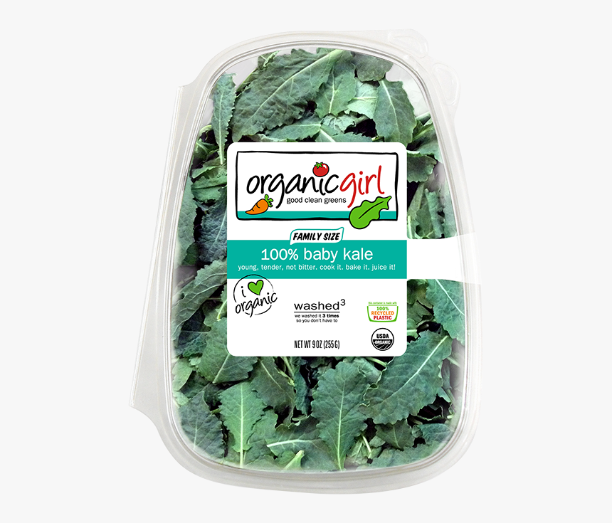 Organic Girl Spinach, HD Png Download, Free Download