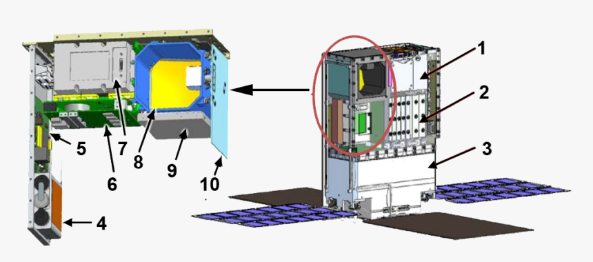 Lunar Flashlight Cubesat Reflectometer Without Labels - Machine Tool, HD Png Download, Free Download