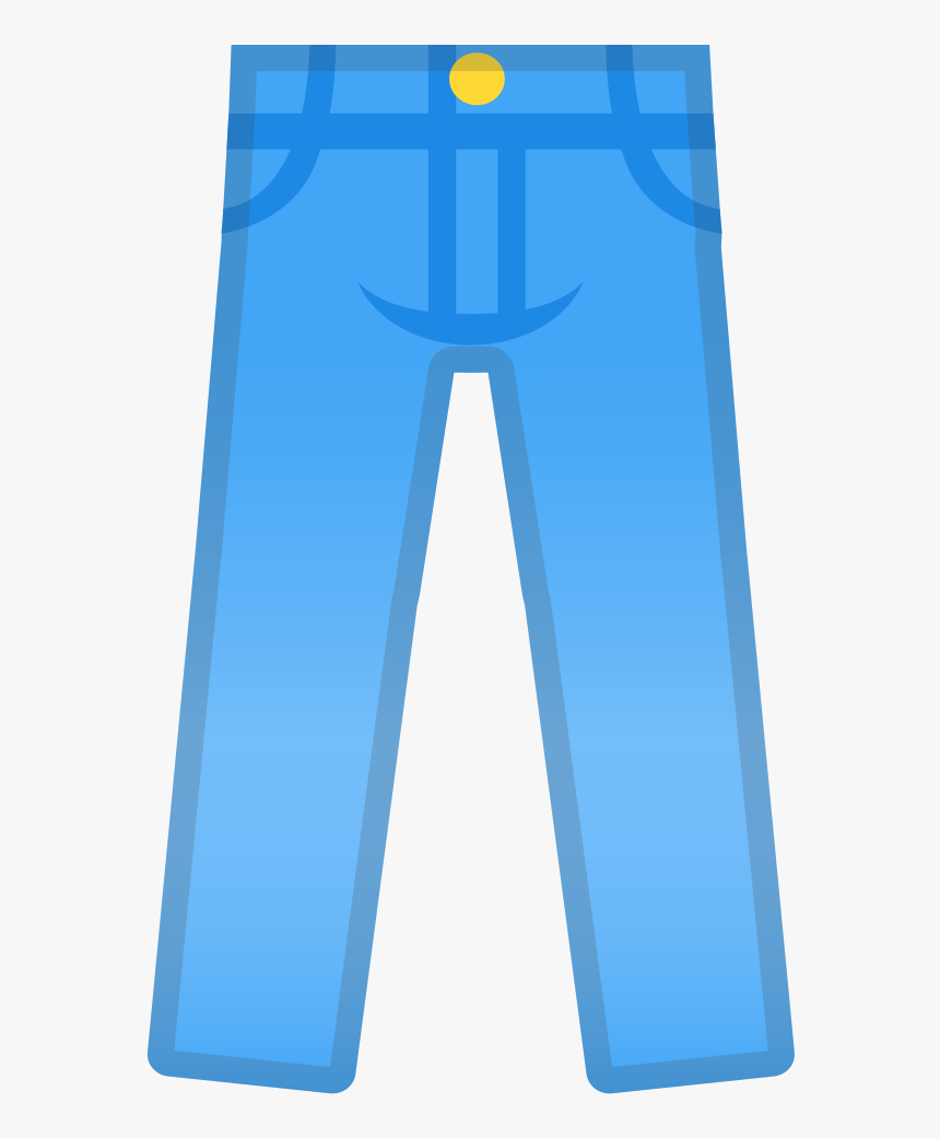 Jeans Clipart Blue Object - Clipart Pantalon, HD Png Download - kindpng