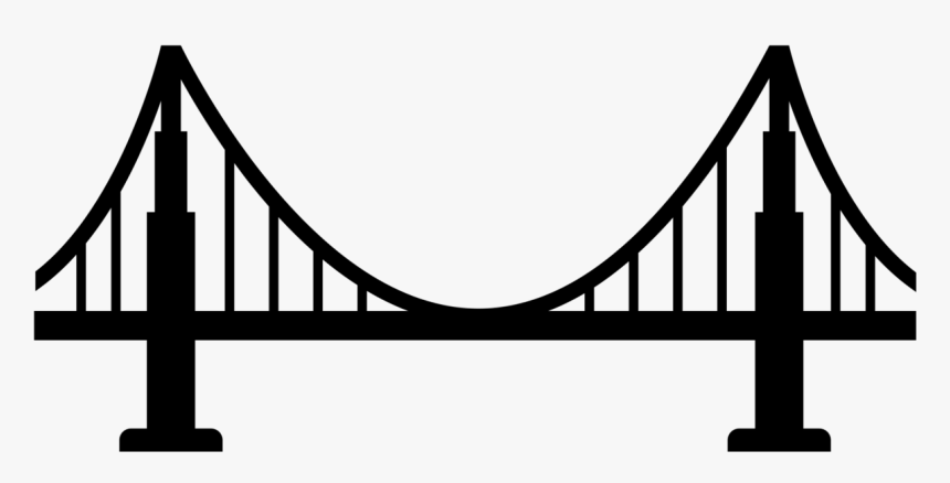 Gate Clipart Gold Gate - Bay Bridge Transparent, HD Png Download, Free Download