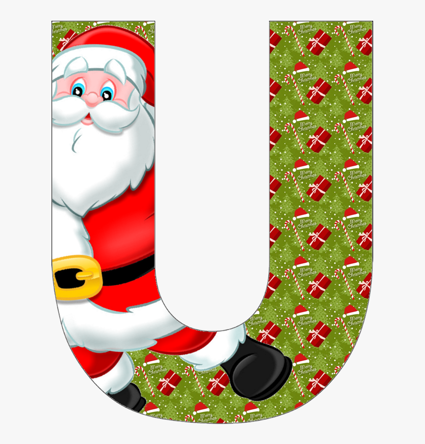 Ch B *✿* De Katia Artes - Santa Claus Alphabet Letters, HD Png Download, Free Download