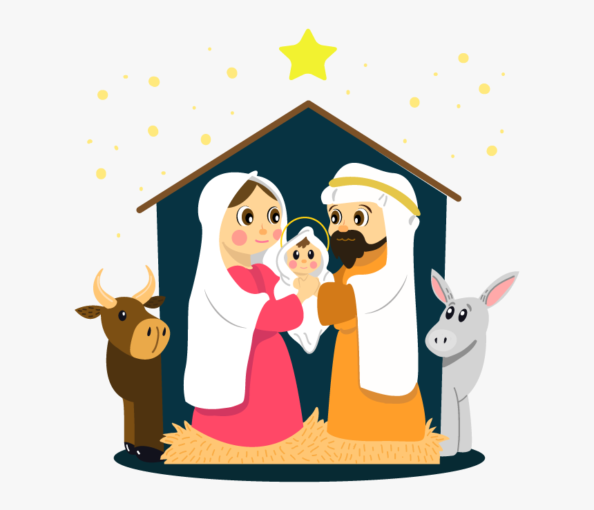Bethlehem Christmas Nativity Scene Nativity Of Jesus - Clipart ...