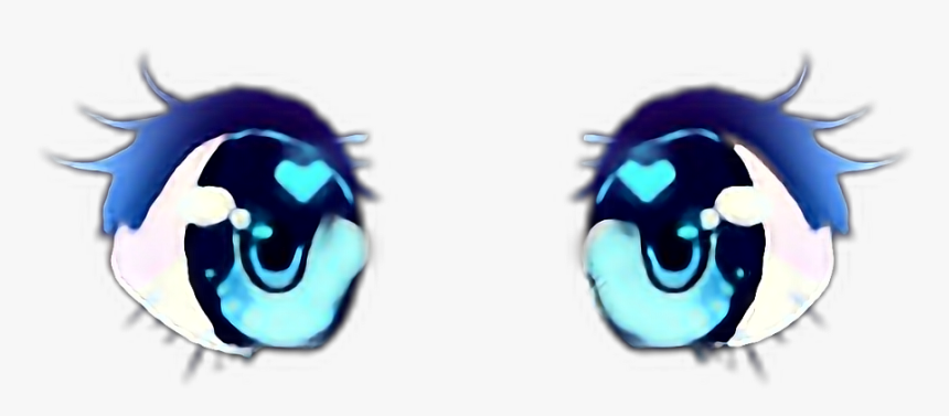 Transparent Kawaii Eyes Png - Anime Eyes Png Blue, Png Download, Free Download