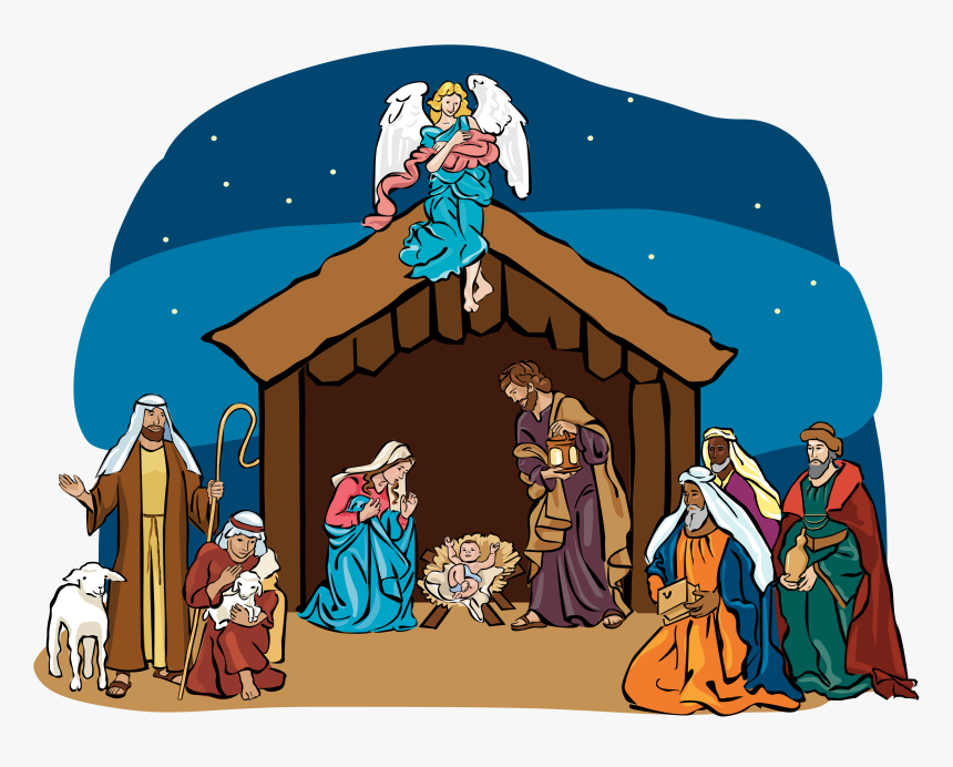 Nativity Design,clip Art,christmas Eve,christmas Decoration - Jesus In ...