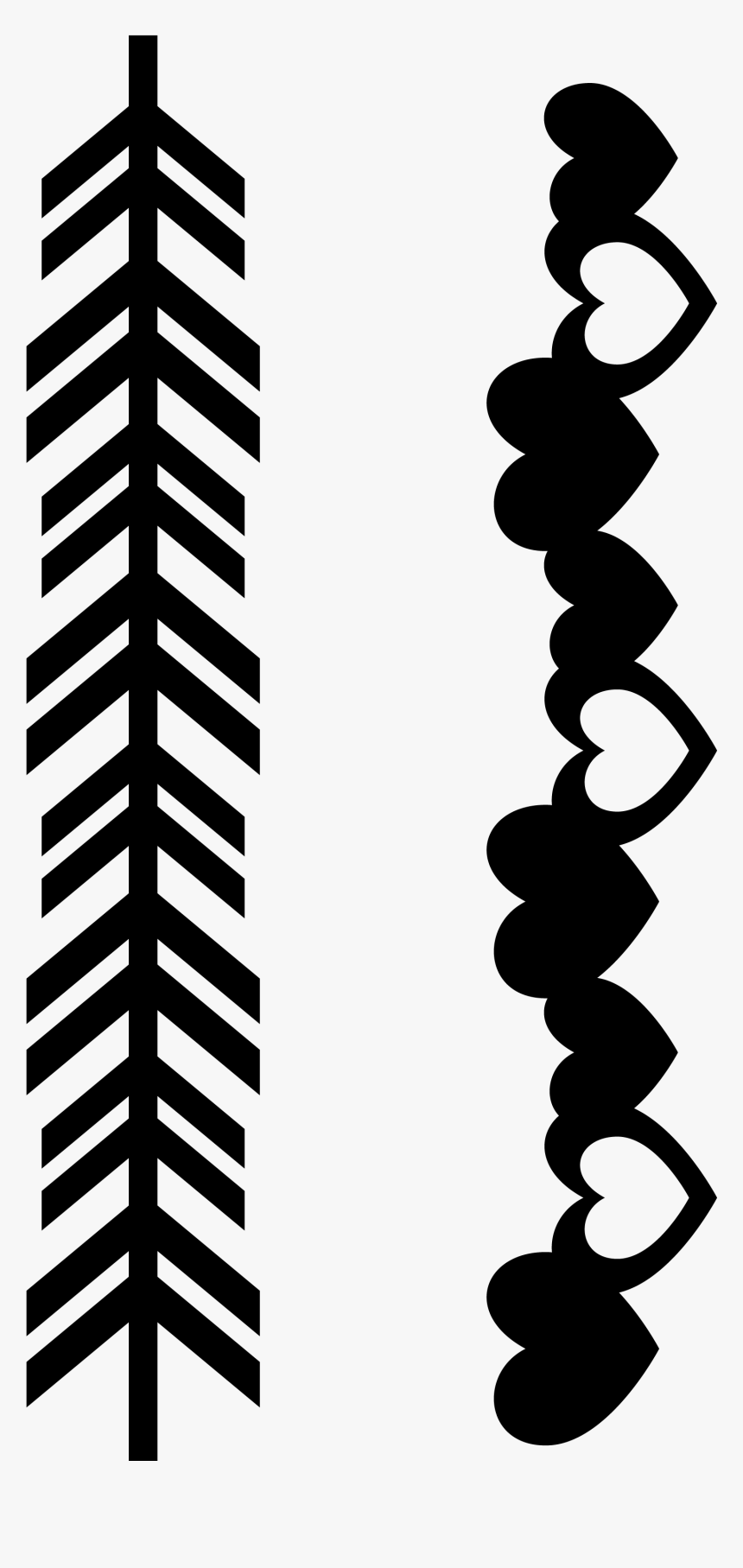 Download Clip Art Free Arrow Border Clipart Border Line Clipart Black And White Hd Png Download Kindpng