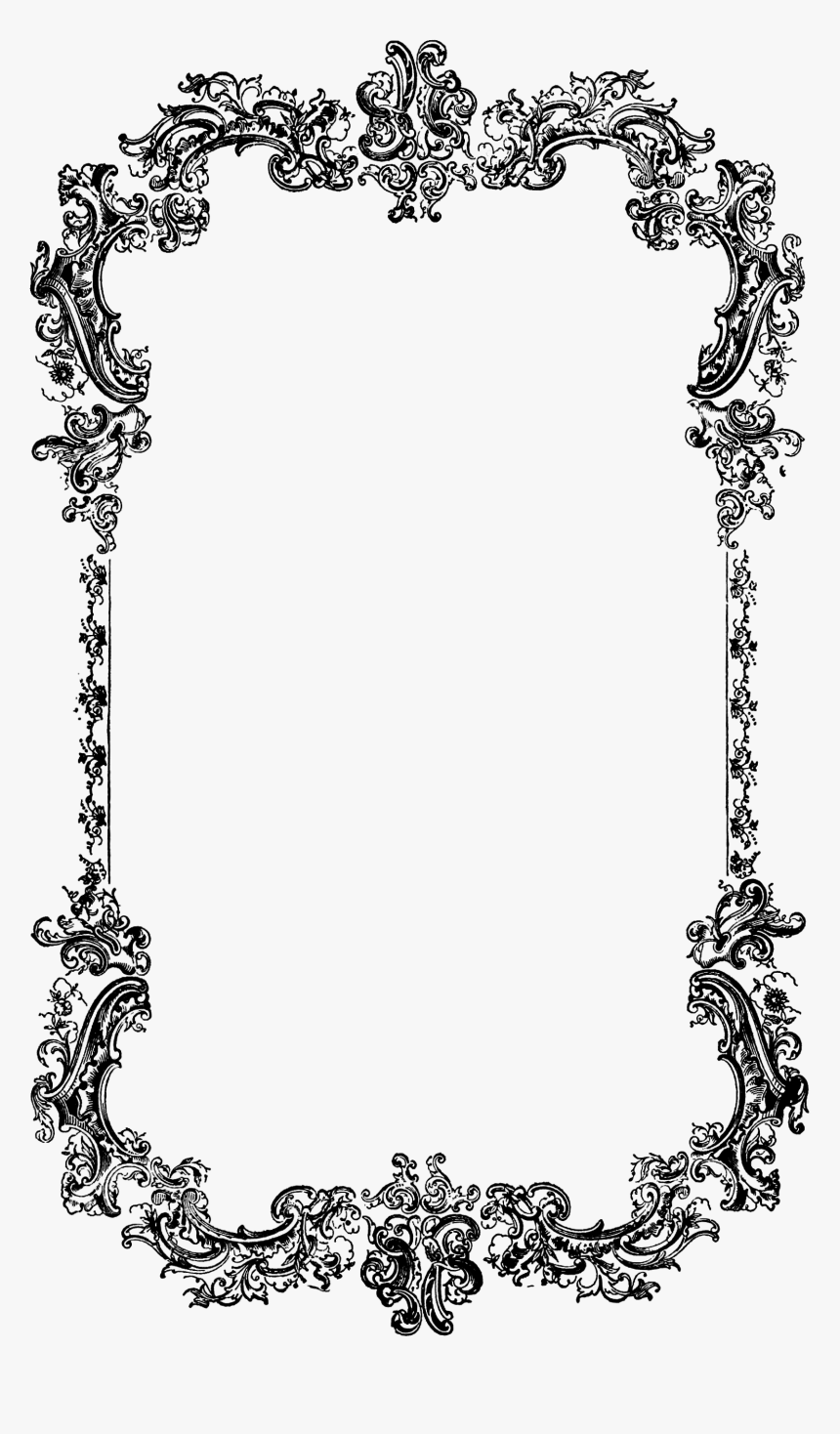 Download Image Result For Victorian Photo Frame Frames Borders Frame Design Transparent Background Hd Png Download Kindpng