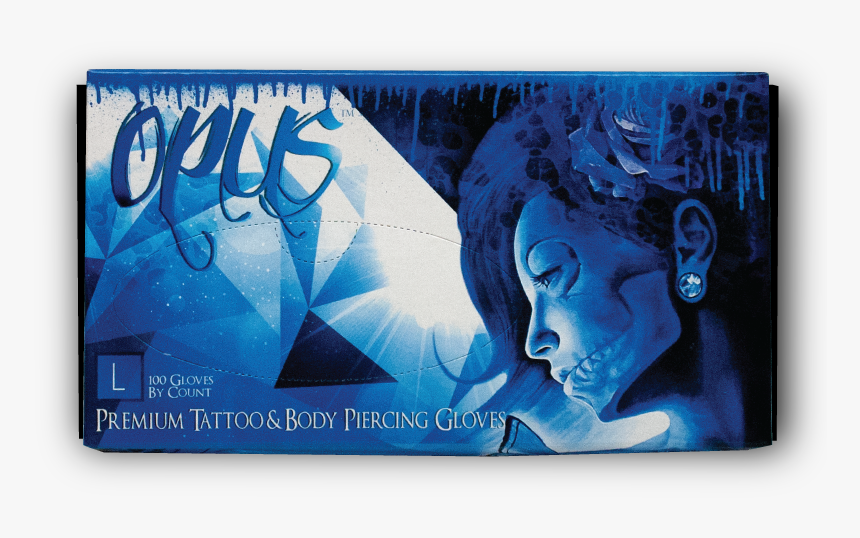 Opus Tattoo Nitrile Gloves, Box, Large"
 Class="lazyload - Graphic Design, HD Png Download, Free Download