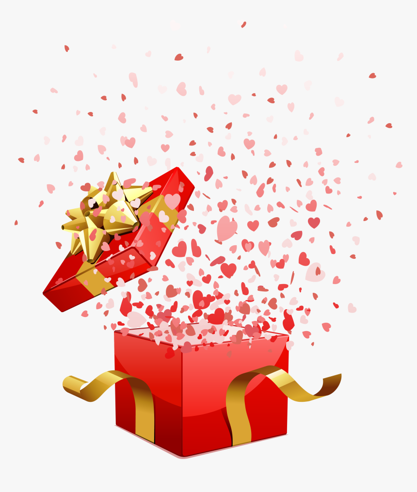 open gift box png