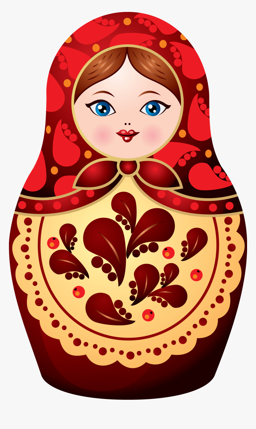 Russian Nesting Dolls Clipart Transparent Png Hd Cartoon Illustration ...