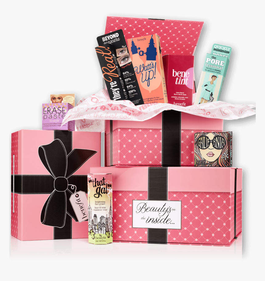 Benefit Gift Wrap - Wrap Cosmetics As Gift, HD Png Download - kindpng