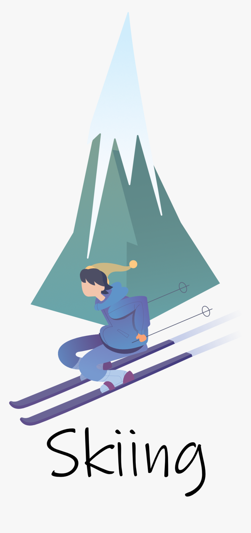 Skier Stops, HD Png Download, Free Download