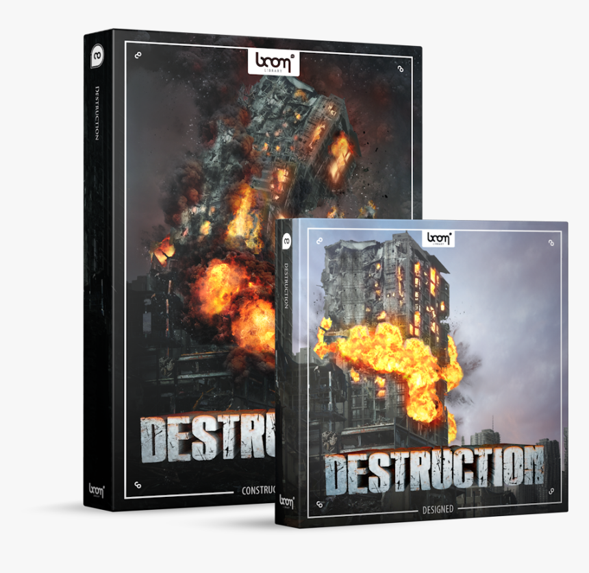 Destruction Sound Effects Library Product Box - Boom Library Destruction, HD Png Download, Free Download