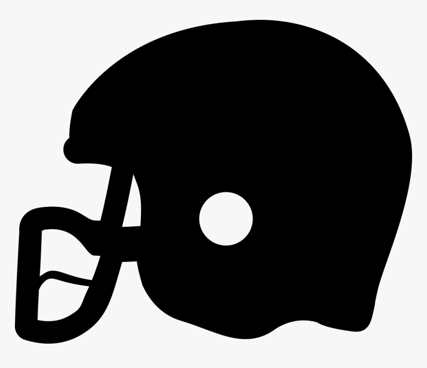 American Football Helmets Vector Graphics Encapsulated - Football Helmet Silhouette Png, Transparent Png, Free Download