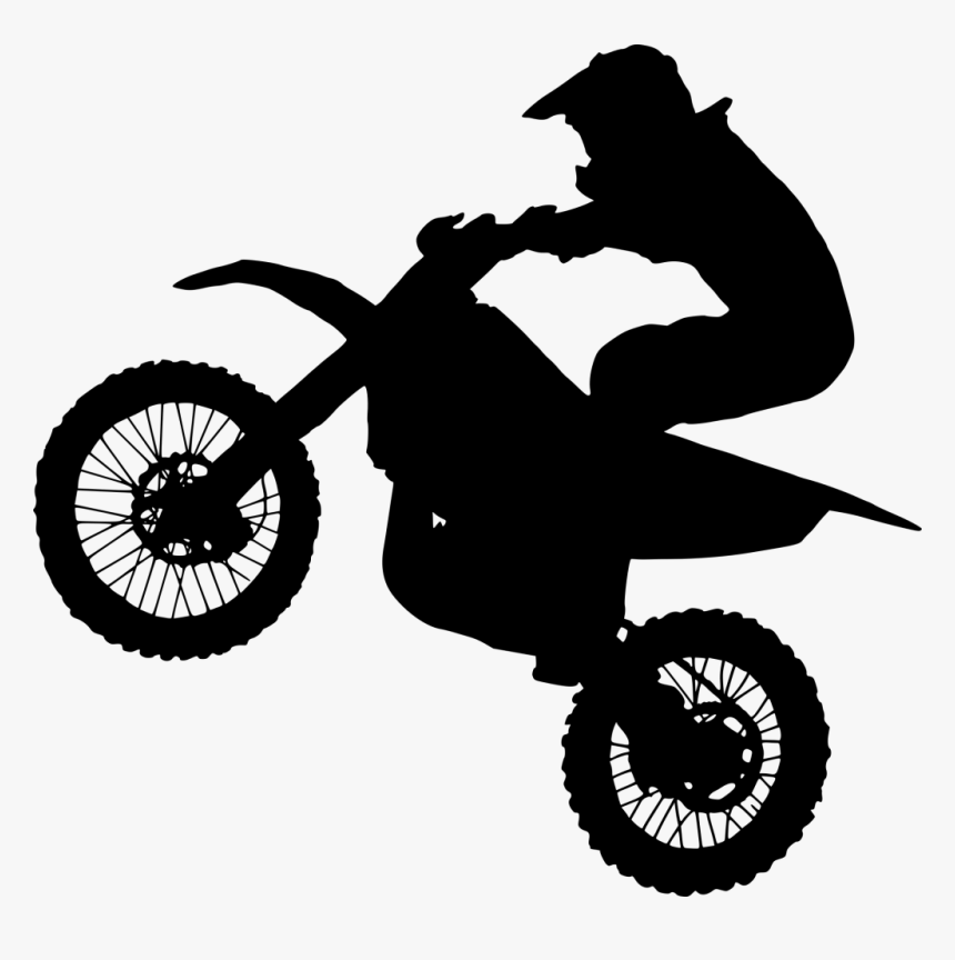 Motocross Black And White, HD Png Download, Free Download