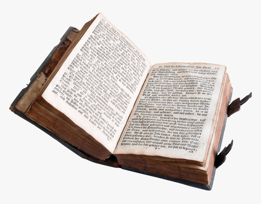 Open Old Book - Old Book Png, Transparent Png, Free Download