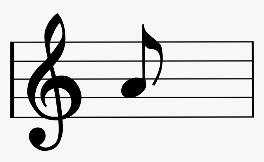Music Notes Png - Music Staff, Transparent Png, Free Download