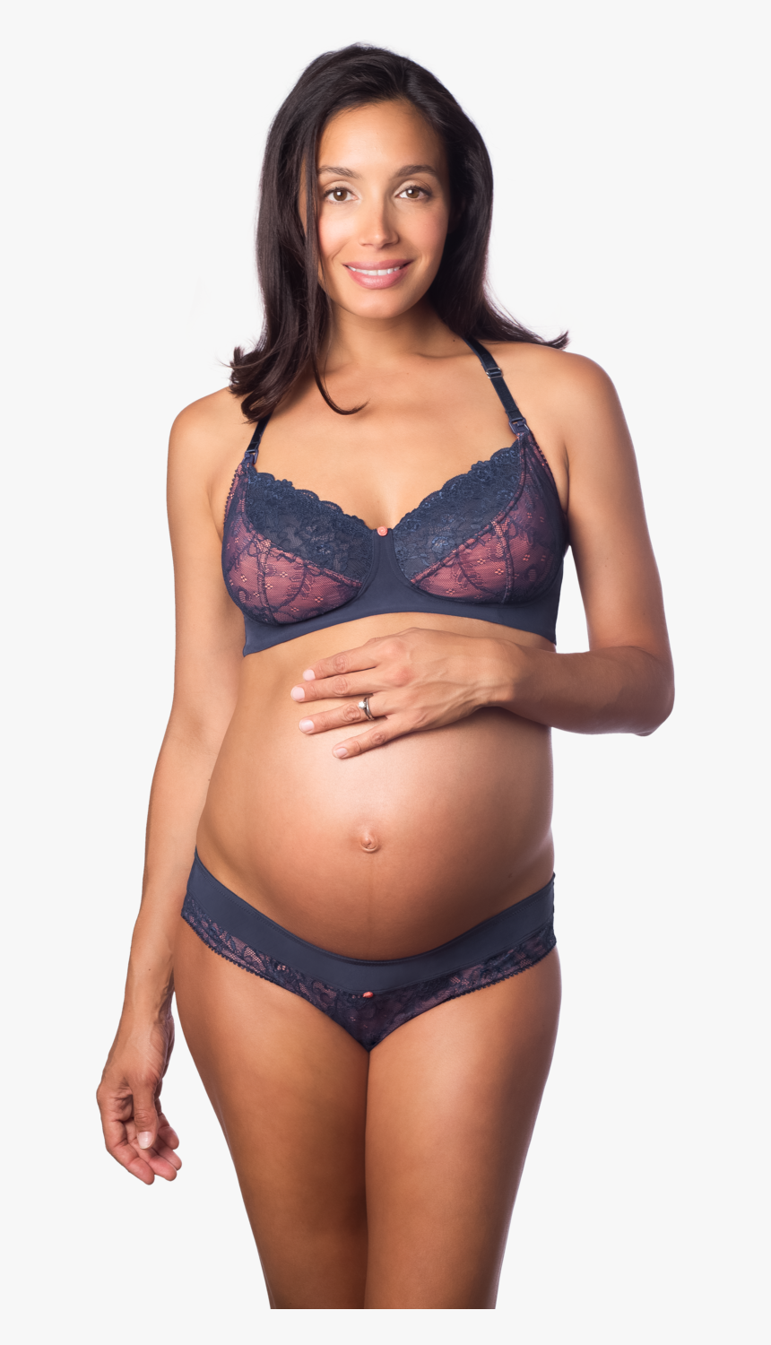 Hot Milk Women's Maternity Temptation Mood Indigo, HD Png Download, Free Download