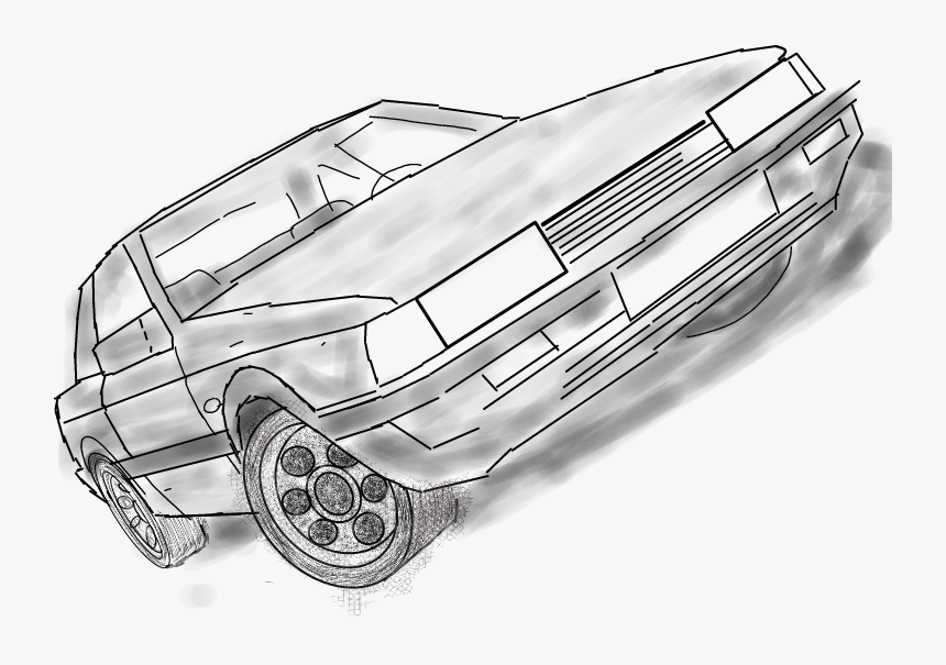 #car #mazda #auto #sketch - Group A, HD Png Download, Free Download