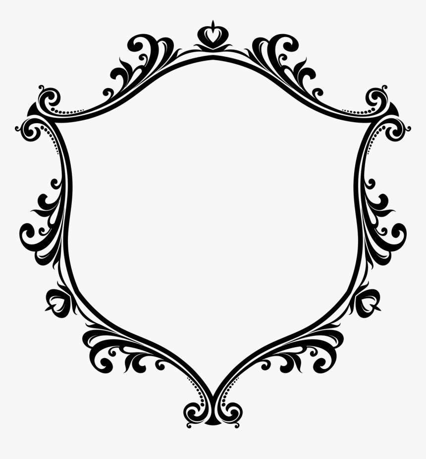 Flourish Floral Decorative Png Image - Ornament Frame Vector Png, Transparent Png, Free Download