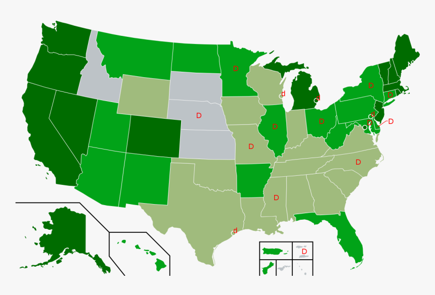 States With Medical Marijuana, HD Png Download, Free Download