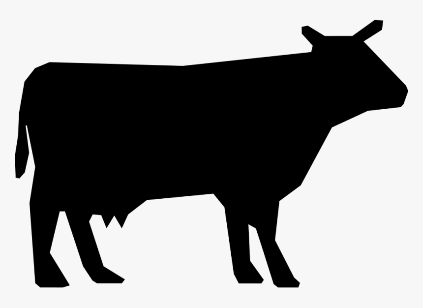 Download Cow Silhouette Cow Silhouette Svg Hd Png Download Kindpng