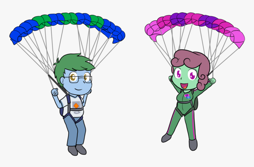 Transparent Parachutist Clipart - Cartoon, HD Png Download, Free Download