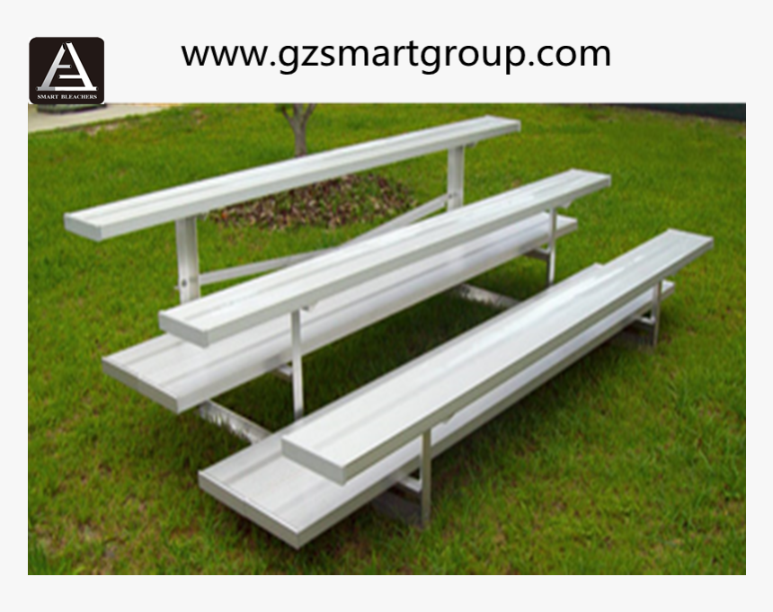 Sm Bl 03 Small Portable Bleachers 3 Rows Movable Aluminium - Aluminum Bleacher, HD Png Download, Free Download