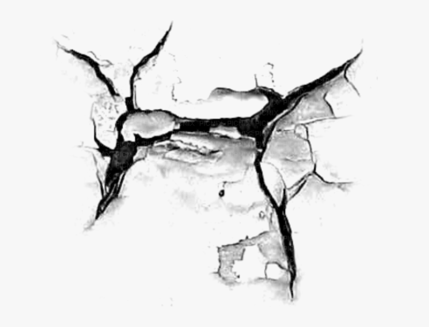 #papertear #cracked #cracked #crevasse #earthquake - Wall Crack Texture Png, Transparent Png, Free Download