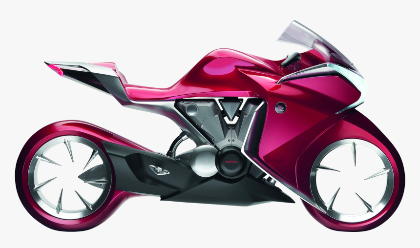 Honda Concept Motorcycle Bike Png Image - Honda V4 Concept Bike, Transparent Png, Free Download